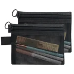 ClearMesh – Set Borse Cosmetiche in Rete Trasparente (1/3 Pezzi) - immagine 6