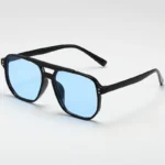 RPXBGUCKARHG – Occhiali da Sole Quadrati Oversize Unisex Stile Vintage UV400 - immagine 2