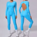 Hearuisavy – Tuta Sportiva da Donna a Maniche Lunghe per Yoga e Fitness - immagine 2