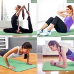 Tappetino Yoga Antiscivolo in TPE Bicolore – 183x61 cm, Spessore 6 mm per Fitness e Allenamento a Casa - immagine 5