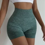 Pantaloncini Sportivi Donna a Vita Alta – Effetto Push-Up per Yoga, Fitness e Corsa