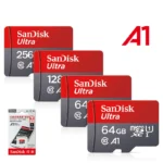 SanDisk – Scheda Micro SDXC UHS-I Classe 10 A1 V10 Originale | Fino a 256 GB di Archiviazione Affidabile e Veloce