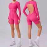Hearuisavy – Tuta Sportiva da Donna a Maniche Lunghe per Yoga e Fitness - immagine 3