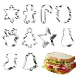 EilyBake – Set 10 Formine Natalizie in Acciaio Inossidabile per Biscotti e Dolci Fatti in Casa - immagine 3