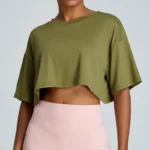 Hearuisavy – Crop Top Sportivo Donna per Yoga e Allenamento - immagine 2