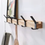 Appendiabiti Nordico in Legno – Design Moderno con 5 Ganci Rimovibili - immagine 4
