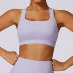 MIKETI – Reggiseno Sportivo Donna Senza Schienale, Top da Yoga Aderente e Traspirante - immagine 3