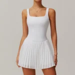 MIKETI – Tuta Sportiva Donna con Gonna da Tennis e Pagliaccetto Integrato, Traspirante e Sexy - immagine 5