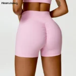 Hearuisavy Glutei Lift – Pantaloncini Sportivi a Vita Alta per Donna