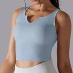 MIKETI – Reggiseno Sportivo Donna Push-Up Antiurto, Traspirante e Aderente per Yoga e Fitness - immagine 4