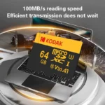 Kodak – Set 2 Schede MicroSDXC 64 GB U3 V30 + Adattatore SD | Alta Velocità per 4K, Full HD, Smartphone e Fotocamere - immagine 3