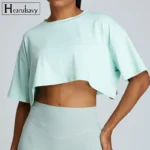 Hearuisavy – Crop Top Sportivo Donna per Yoga e Allenamento