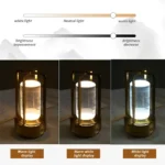 DBF – Lampada da Tavolo a LED Ricaricabile in Alluminio e Cristallo con Controllo Touch - immagine 2