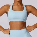 MIKETI – Reggiseno Sportivo Donna Senza Schienale, Top da Yoga Aderente e Traspirante - immagine 4