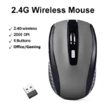 Kebidumei – Mouse Wireless Ergonomico 2.4G Ricaricabile per Ufficio e Gaming