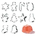 EilyBake – Set 10 Formine Natalizie in Acciaio Inossidabile per Biscotti e Dolci Fatti in Casa - immagine 4