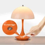 DBF – Lampada da Tavolo a LED a Forma di Fungo, Dimmerabile e Ricaricabile USB - immagine 2