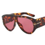 Arvin – Occhiali da Sole Pilota Oversize Unisex UV400 con Montatura Punk - immagine 4