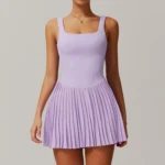 MIKETI – Tuta Sportiva Donna con Gonna da Tennis e Pagliaccetto Integrato, Traspirante e Sexy - immagine 3