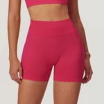 MIKETI – Pantaloncini Sportivi Donna Senza Cuciture a Vita Alta, Traspiranti per Yoga e Allenamento - immagine 5