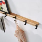 Appendiabiti Nordico in Legno – Design Moderno con 5 Ganci Rimovibili - immagine 2