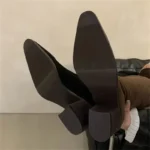 Eilyken – Stivali Vintage Over-the-Knee, Punta Affusolata, Tacco Quadrato, Perfetti per Autunno & Inverno - immagine 6