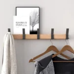 Appendiabiti Nordico in Legno – Design Moderno con 5 Ganci Rimovibili