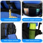 Scione – Zaino da Campeggio Impermeabile 90L, Zaino Trekking Outdoor Grande Capacità per Viaggio & Escursioni - immagine 5