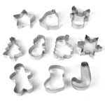 EilyBake – Set 10 Formine Natalizie in Acciaio Inossidabile per Biscotti e Dolci Fatti in Casa - immagine 6