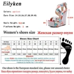 Eilyken – Sandali Estivi con Zeppa e Plateau in Seta Stampata - immagine 6