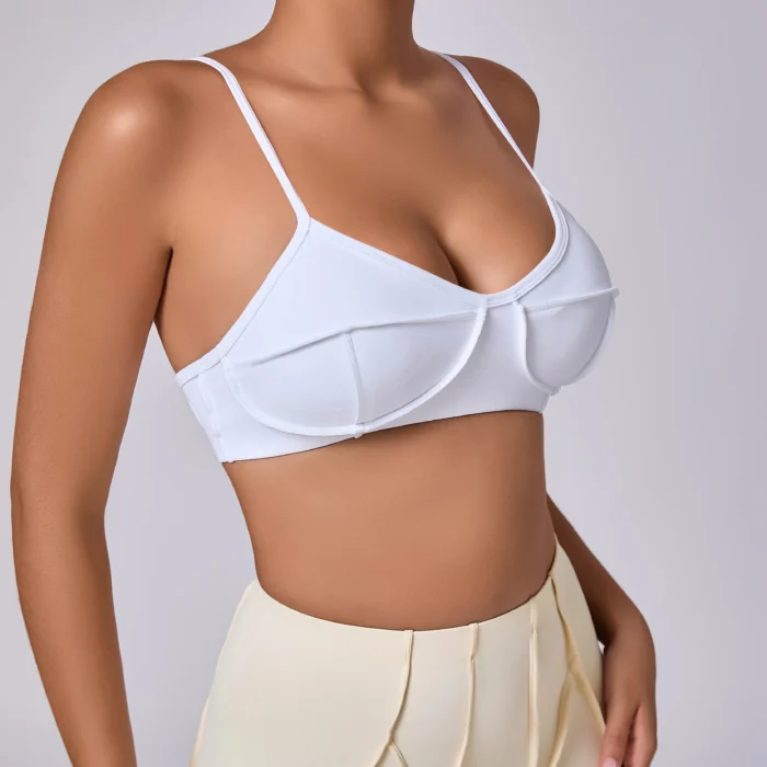 ZEEHOOH – Reggiseno Sportivo Donna Imbottito Senza Schiena, Push-Up e Traspirante per Yoga, Fitness e Running - immagine 3