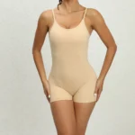 ZEEHOOH – Tuta Sportiva Donna Senza Cuciture con Schiena Scoperta, Short Set Elasticizzato per Yoga e Palestra - immagine 4