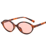 Arvin LeoChic – Occhiali da Sole Ovali Piccoli Donna Stile Leopardato Cute & Minimal UV400 - immagine 4