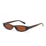 Arvin CandyCat – Occhiali da Sole Cat Eye Stretti Unisex Stile Retrò con Montatura Nera o Rossa - immagine 5