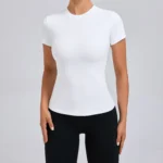 Top da donna Camicie da yoga Top da corsa ad asciugatura rapida Collant Push Up Allenamento Abbigliamento da palestra T-shirt sportive da fitness a maniche corte