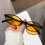 Arvin ChicOvale – Occhiali da Sole Ovali Donna Stile Sexy Nero e Marrone Estate 2024 - immagine 5