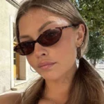 Arvin ChicOvale – Occhiali da Sole Ovali Donna Stile Sexy Nero e Marrone Estate 2024 - immagine 2