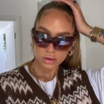 Arvin SkyLux – Occhiali da Sole Unisex Senza Montatura Stile Pilota Y2K Luxury con Lenti Sfumate UV400 - immagine 2