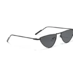 Arvin GoldFlair – Occhiali da Sole Cat Eye Triangolari Donna in Lega Stile Vintage Oro/Nero UV400 - immagine 4
