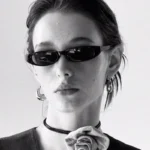 Arvin CandyCat – Occhiali da Sole Cat Eye Stretti Unisex Stile Retrò con Montatura Nera o Rossa - immagine 2