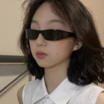 Arvin Y2K Vibe – Occhiali da Sole Rettangolari Slim Donna in Stile Streetwear Vintage - immagine 4