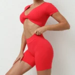 ZEEHOOH – Set Yoga Donna 2 Pezzi con Reggiseno Sportivo e Leggings, Completo Elasticizzato per Allenamento e Fitness - immagine 3