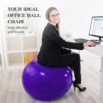 BalancePro – Palla Yoga Antiscoppio in PVC con Pompa, Ideale per Pilates, Fitness e Ginnastica Posturale - immagine 4