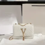 AMZ-846 – Borsa a tracolla da donna con ricamo, paillettes e nappine