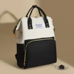 Borsa per maternità multifunzionale Zaino per pannolini leggero e conveniente Borsa per la cura del bambino di grande capacità Borsa per la conservazione dei materiali per bambini - immagine 2