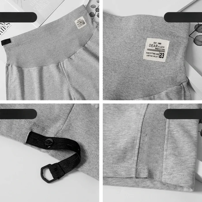 BabYa – Pantaloncini Premaman Estivi Capri a Taglie Forti con Vita Regolabile - immagine 6