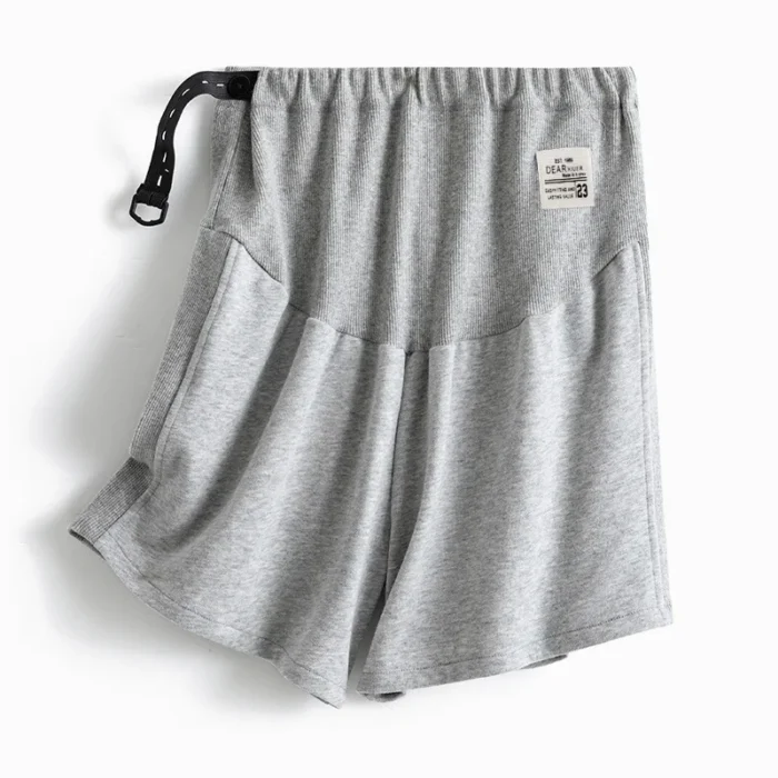 BabYa – Pantaloncini Premaman Estivi Capri a Taglie Forti con Vita Regolabile - immagine 5