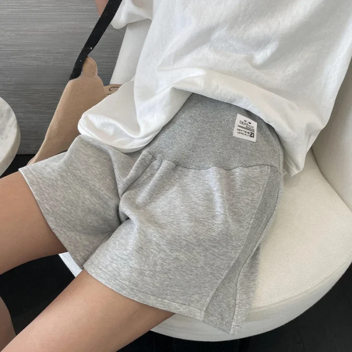 BabYa – Pantaloncini Premaman Estivi Capri a Taglie Forti con Vita Regolabile - immagine 3