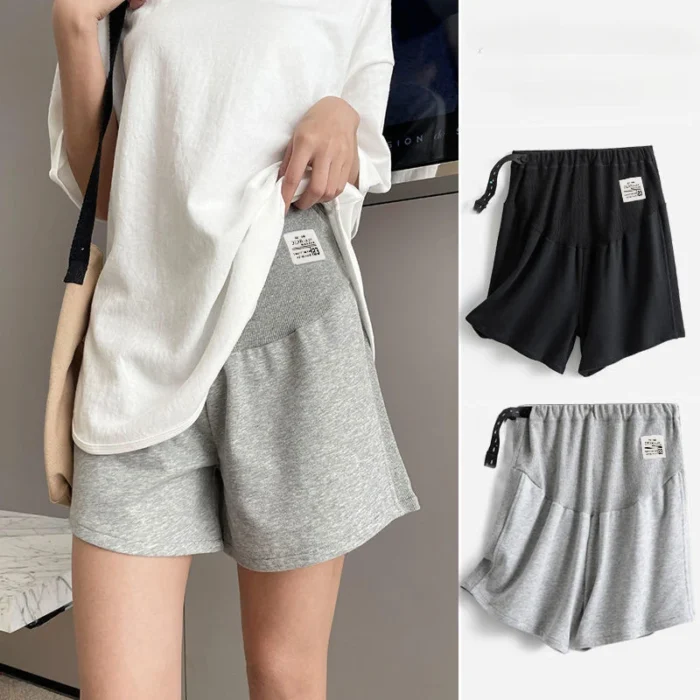 BabYa – Pantaloncini Premaman Estivi Capri a Taglie Forti con Vita Regolabile - immagine 1