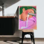 KanvasMood – Stampa Astratta Moderna su Tela senza Cornice, Poster Decorativo Verticale per Pareti di Casa, Bar o Ufficio - immagine 3